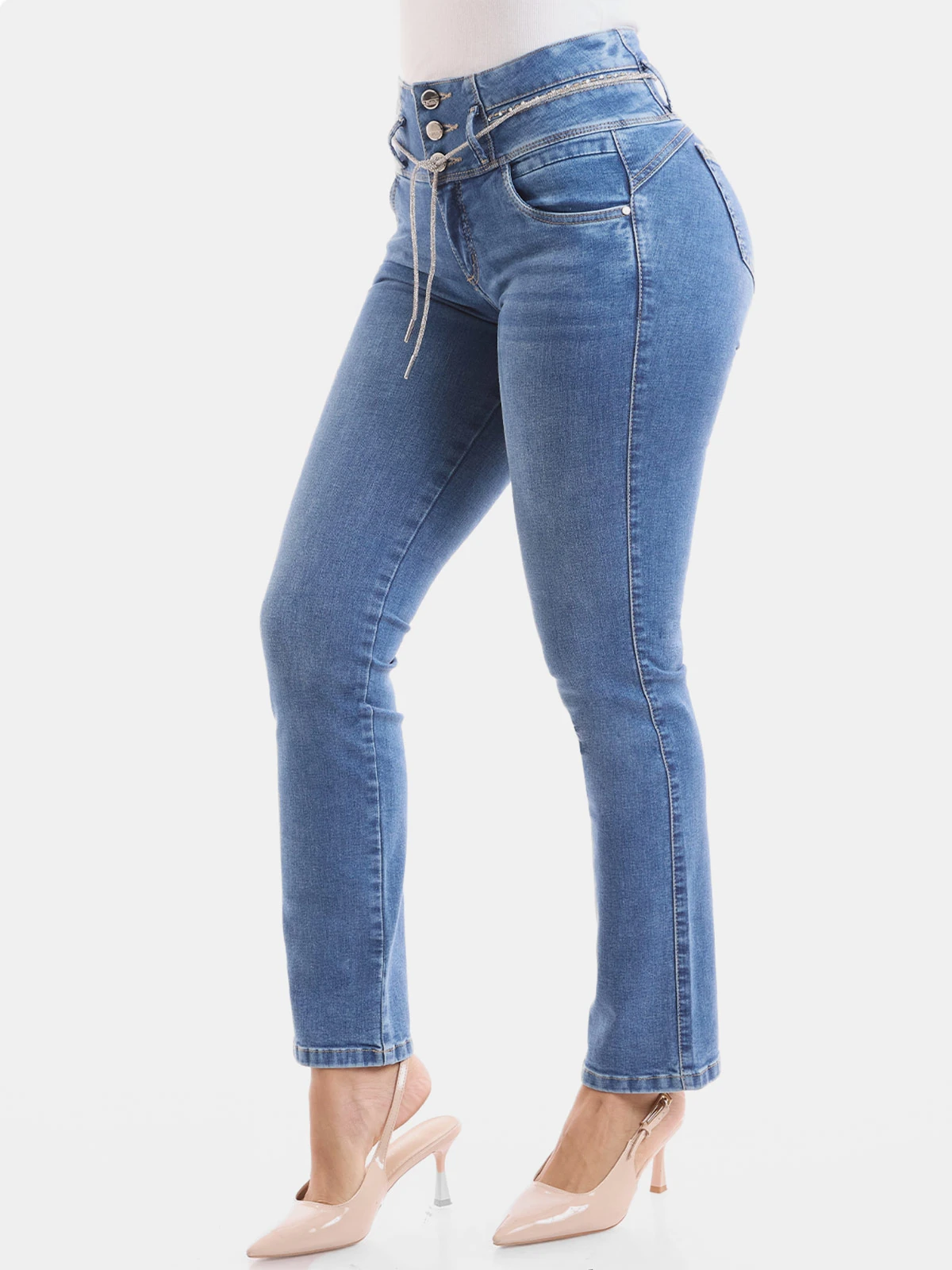 JEAN RECTO MUJER METAL JEANS LEONOR - 5