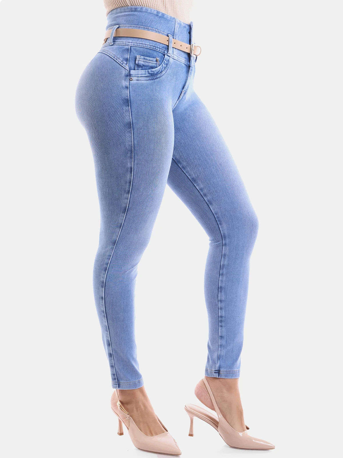 JEAN SKINNY MUJER METAL JEANS FRENCH TERRY - 4