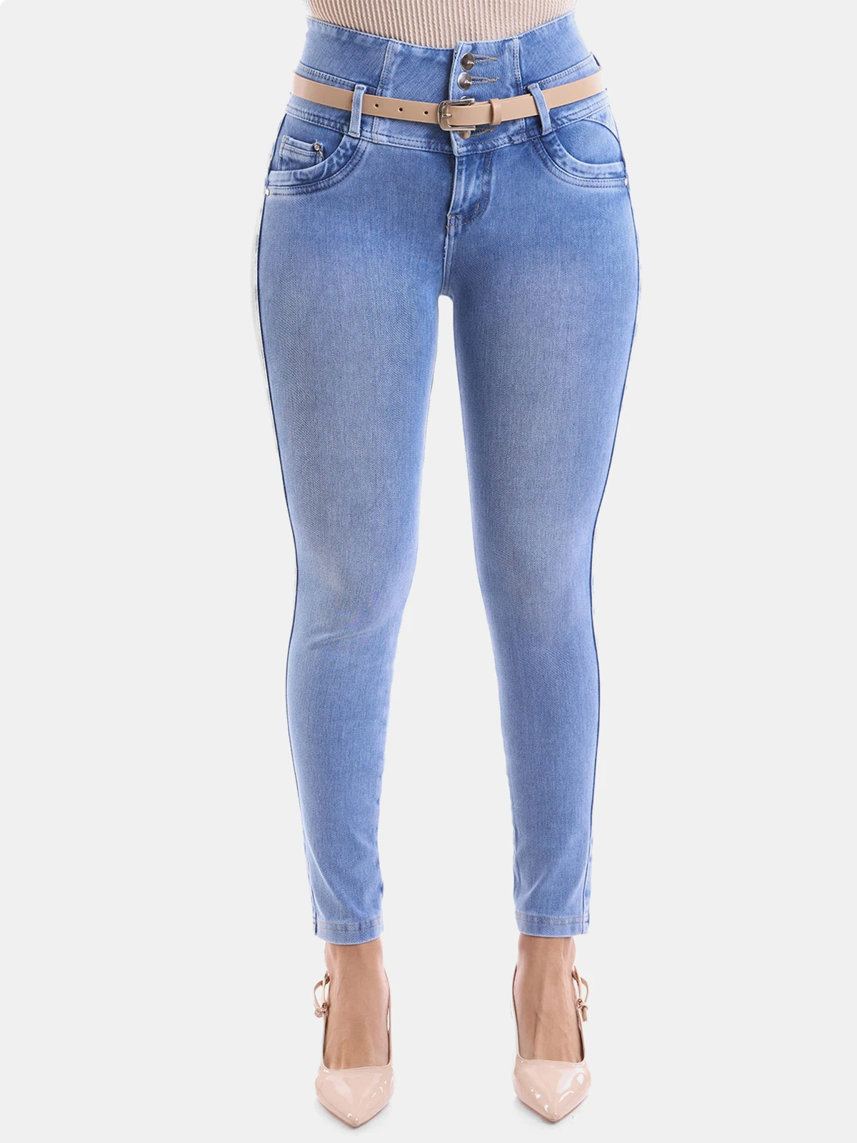 JEAN SKINNY MUJER METAL JEANS FRENCH TERRY - 2