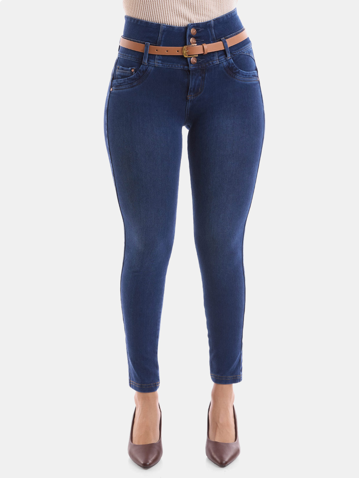 JEAN SKINNY MUJER METAL JEANS FRENCH TERRY - 2