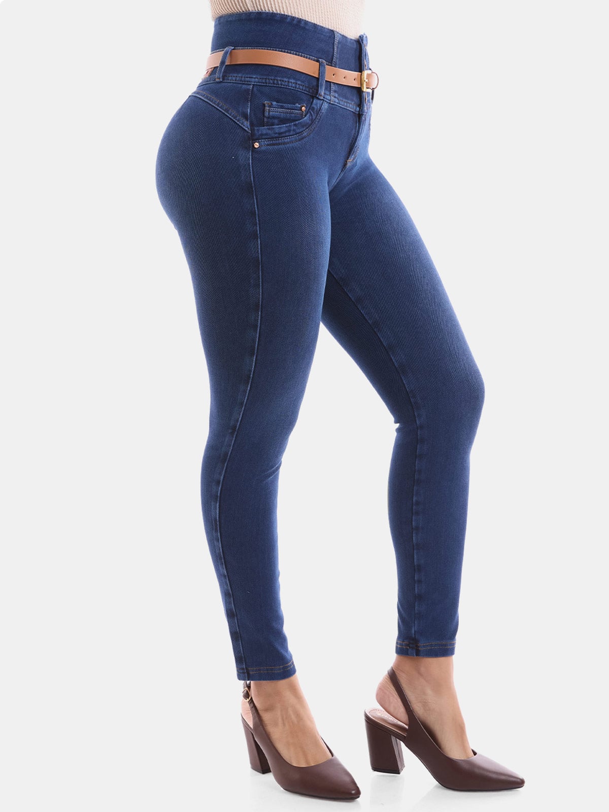 JEAN SKINNY MUJER METAL JEANS FRENCH TERRY - 5