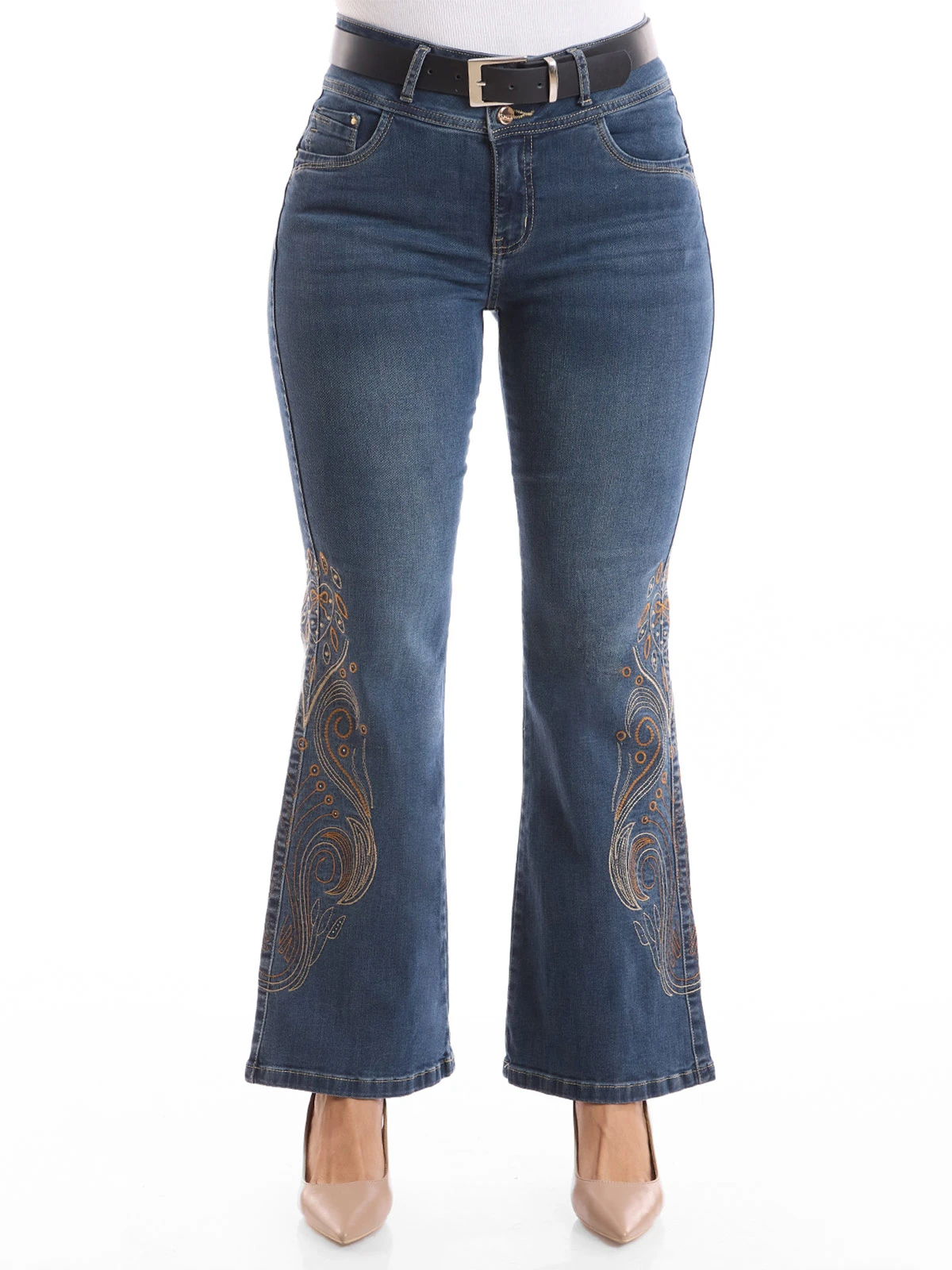 JEANS FLARE MUJER METAL JEANS ZELMA - 2