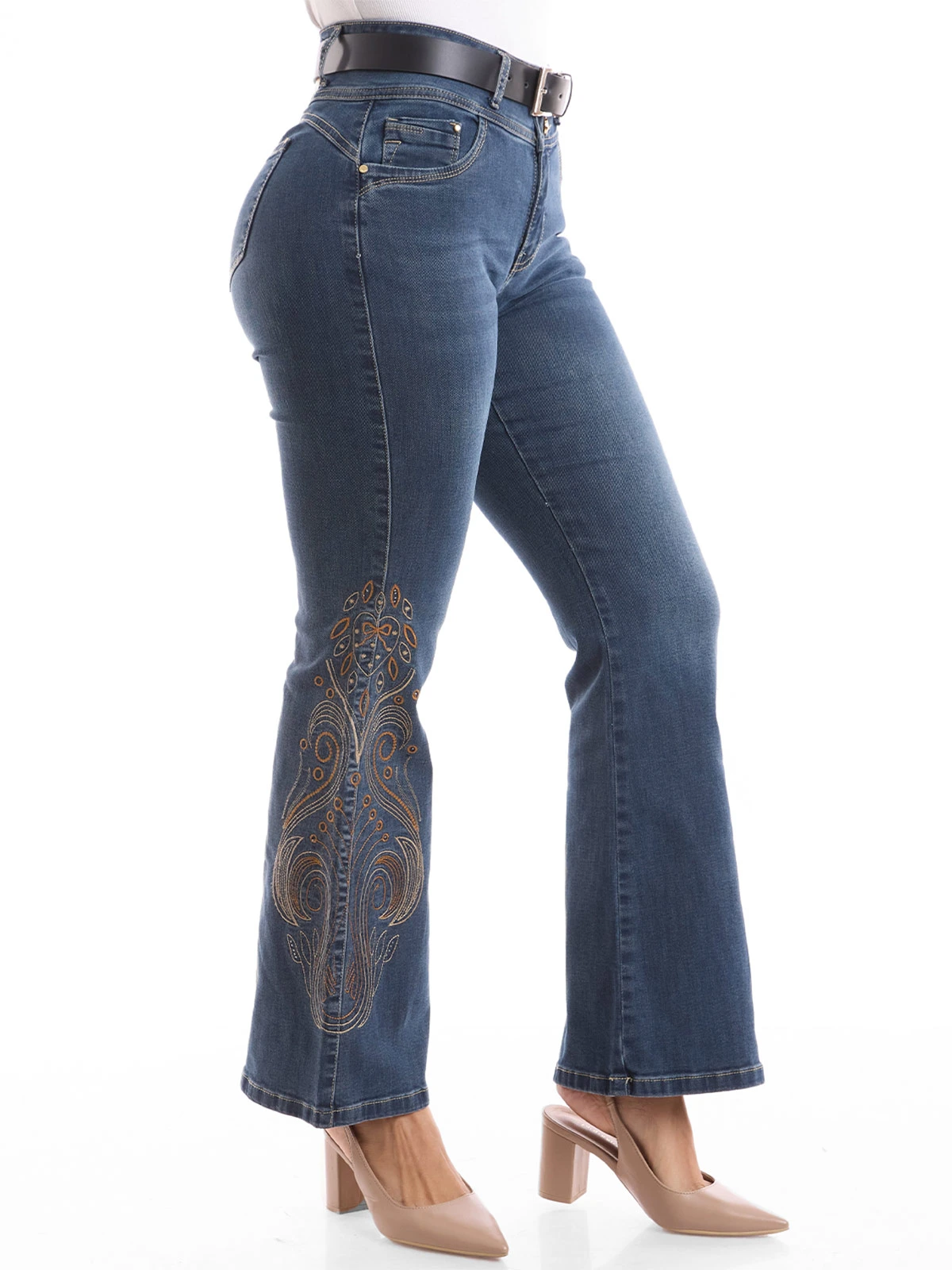 JEANS FLARE MUJER METAL JEANS ZELMA - 4
