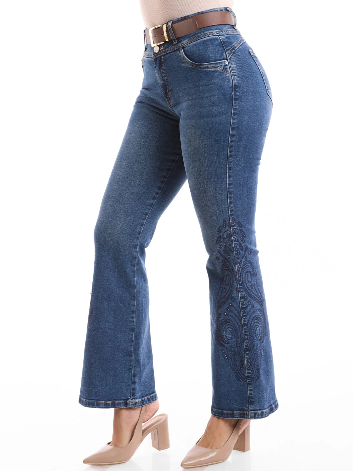 JEANS FLARE MUJER METAL JEANS ZELMA - 3
