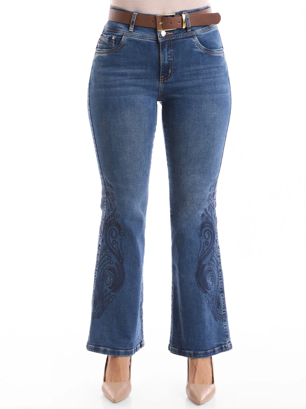JEANS FLARE MUJER METAL JEANS ZELMA - 2