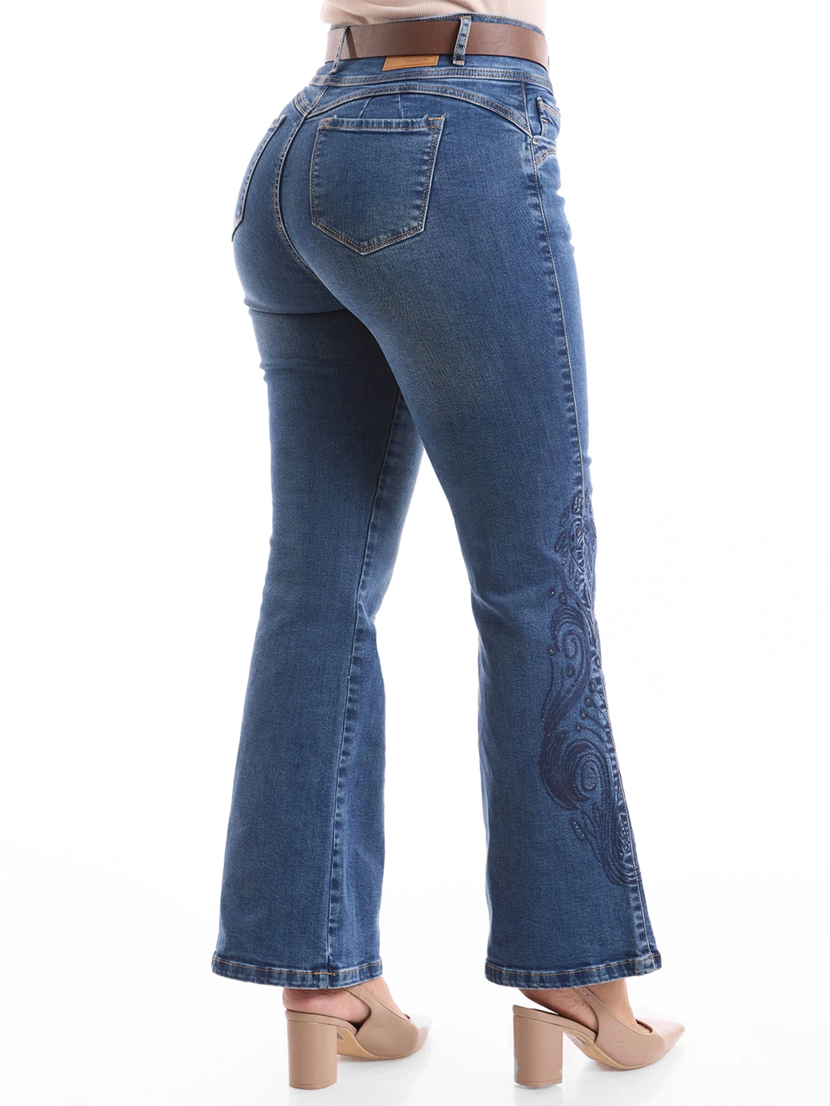 JEANS FLARE MUJER METAL JEANS ZELMA - 5