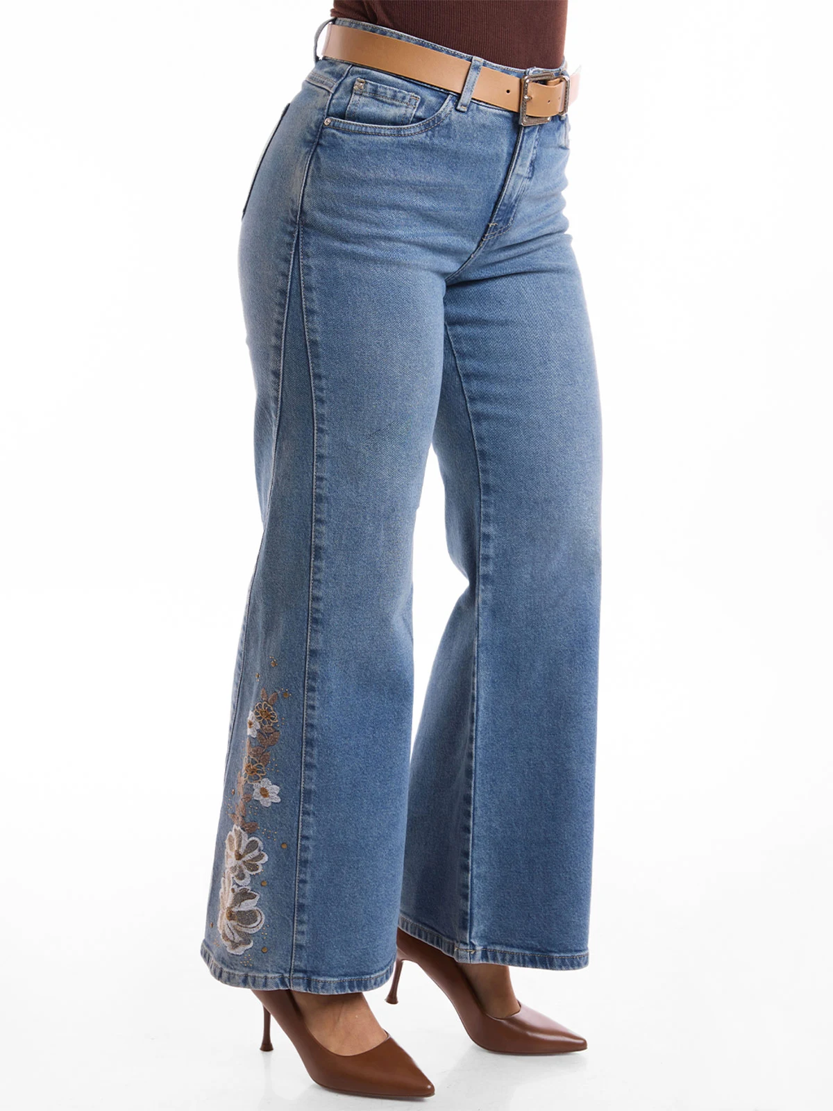 JEANS WIDE LEG MUJER METAL JEANS ANDREA - 4
