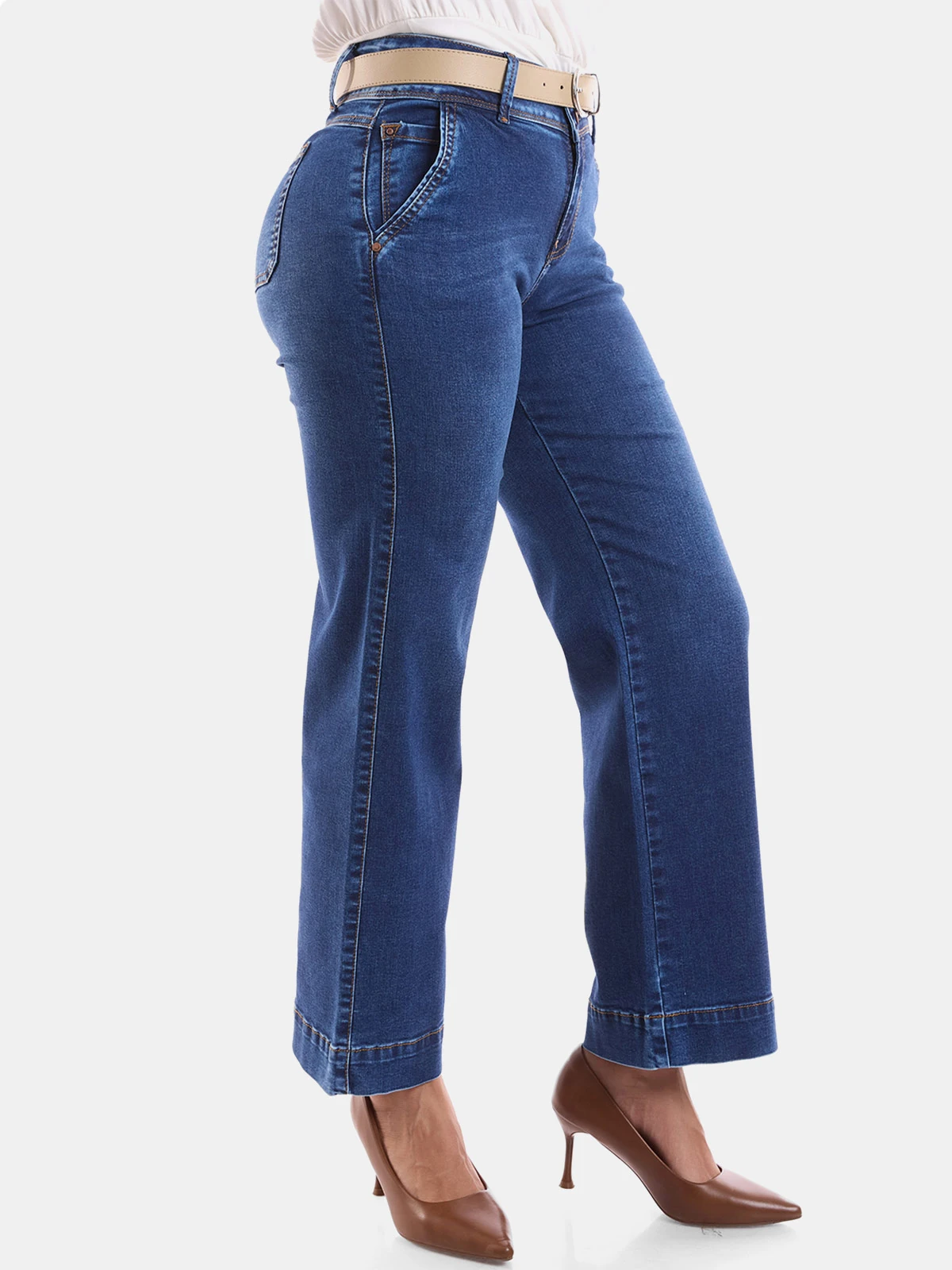 JEANS STRAIGHT MUJER METAL JEANS LUCIANA - 4