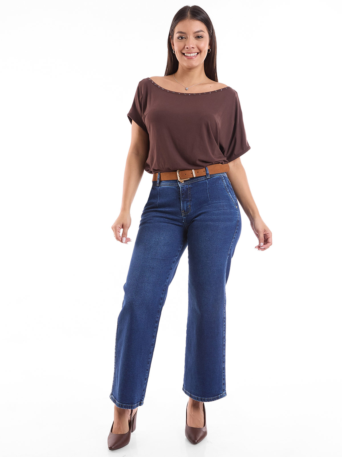 JEANS STRAIGHT MUJER METAL JEANS PEGGY - 1