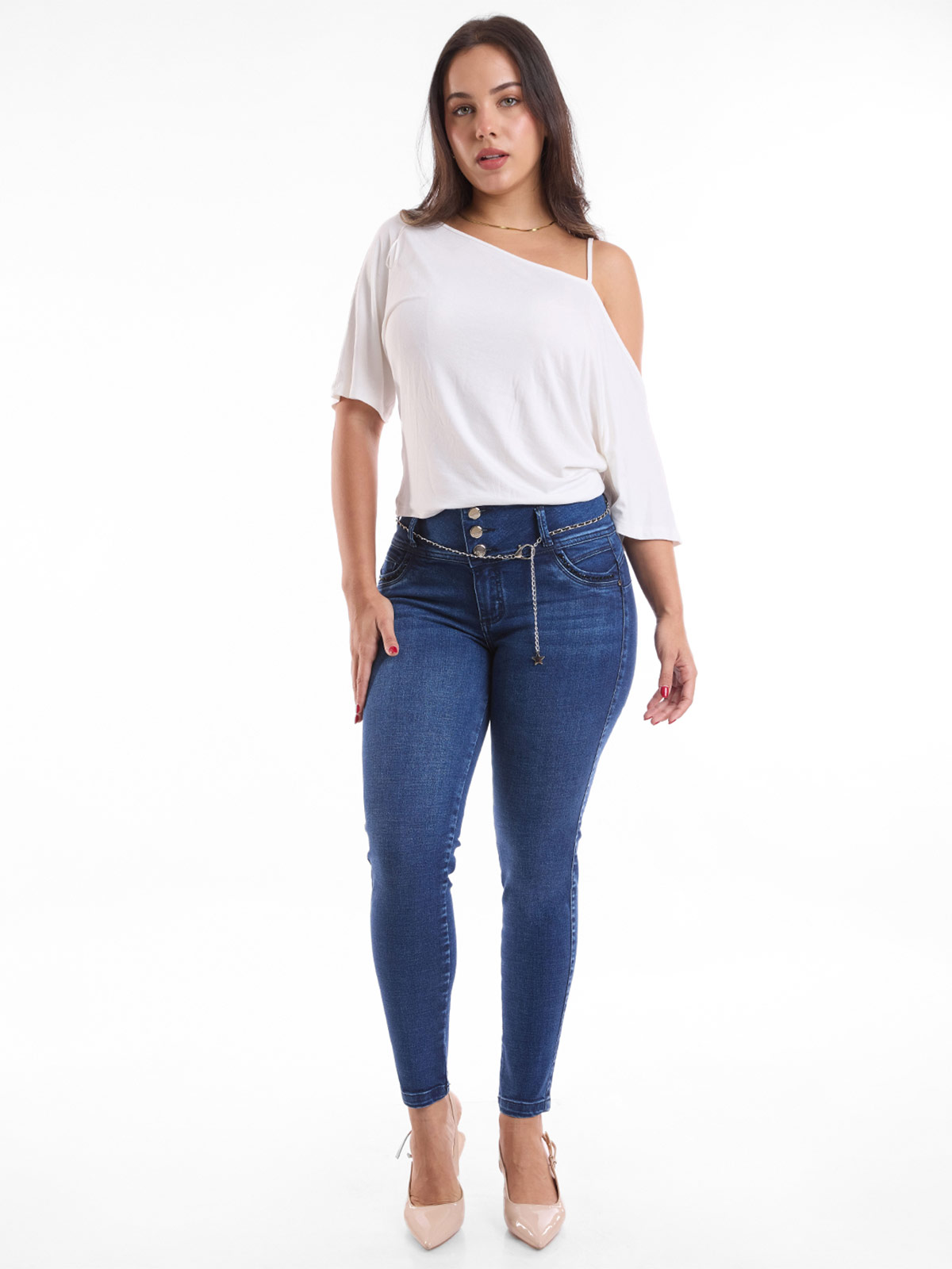 JEANS SKINNY MUJER METAL JEANS KITTY II - 1