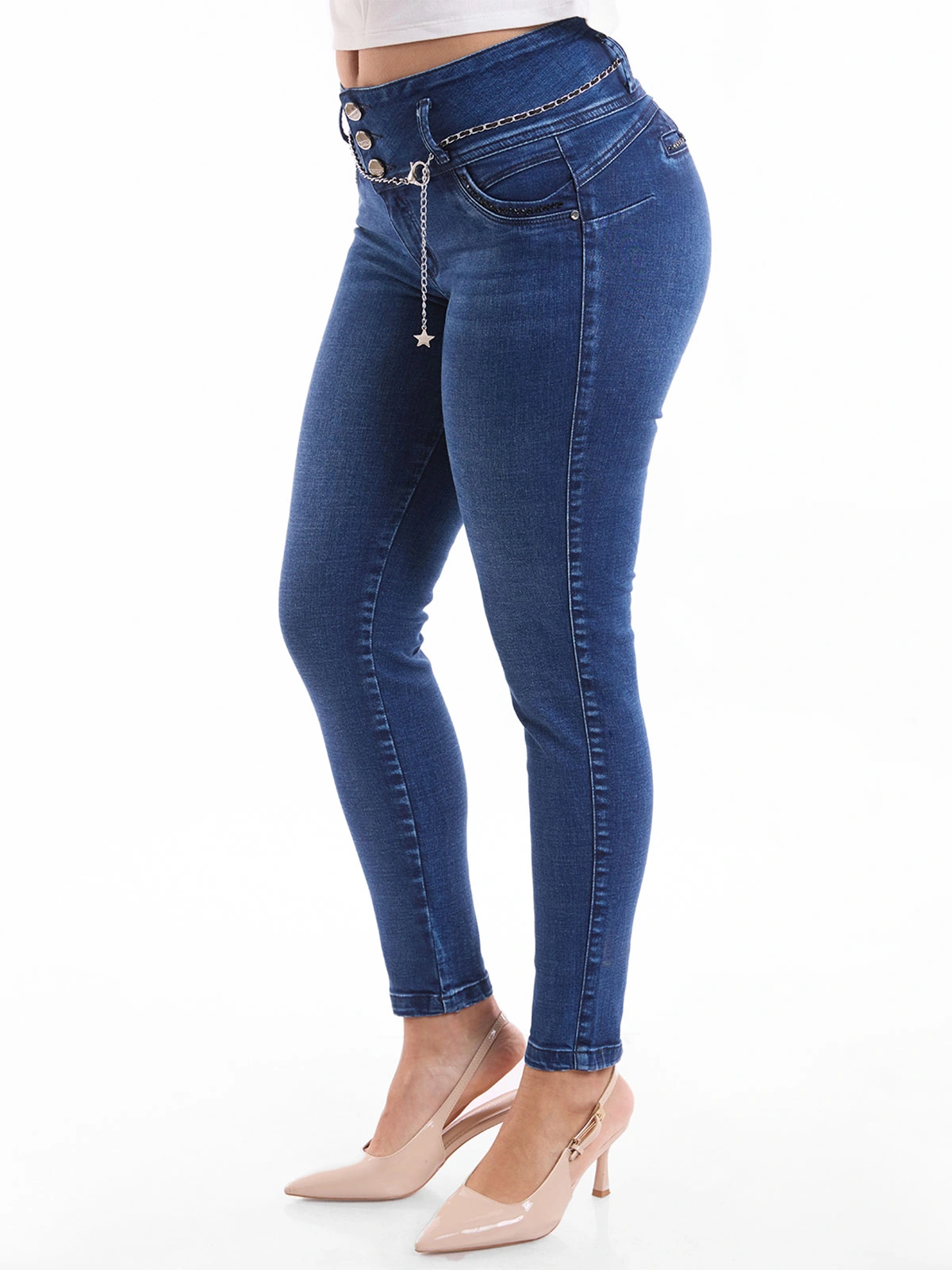 JEANS SKINNY MUJER METAL JEANS KITTY II - 4