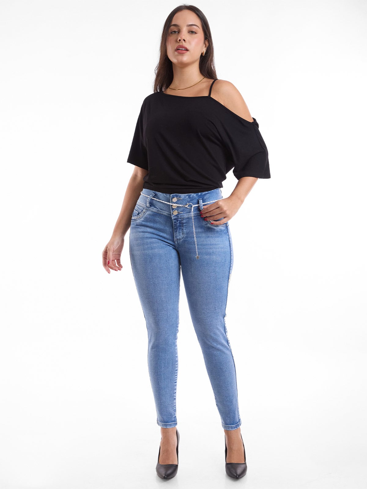 JEANS SKINNY MUJER METAL JEANS KITTY II - 1