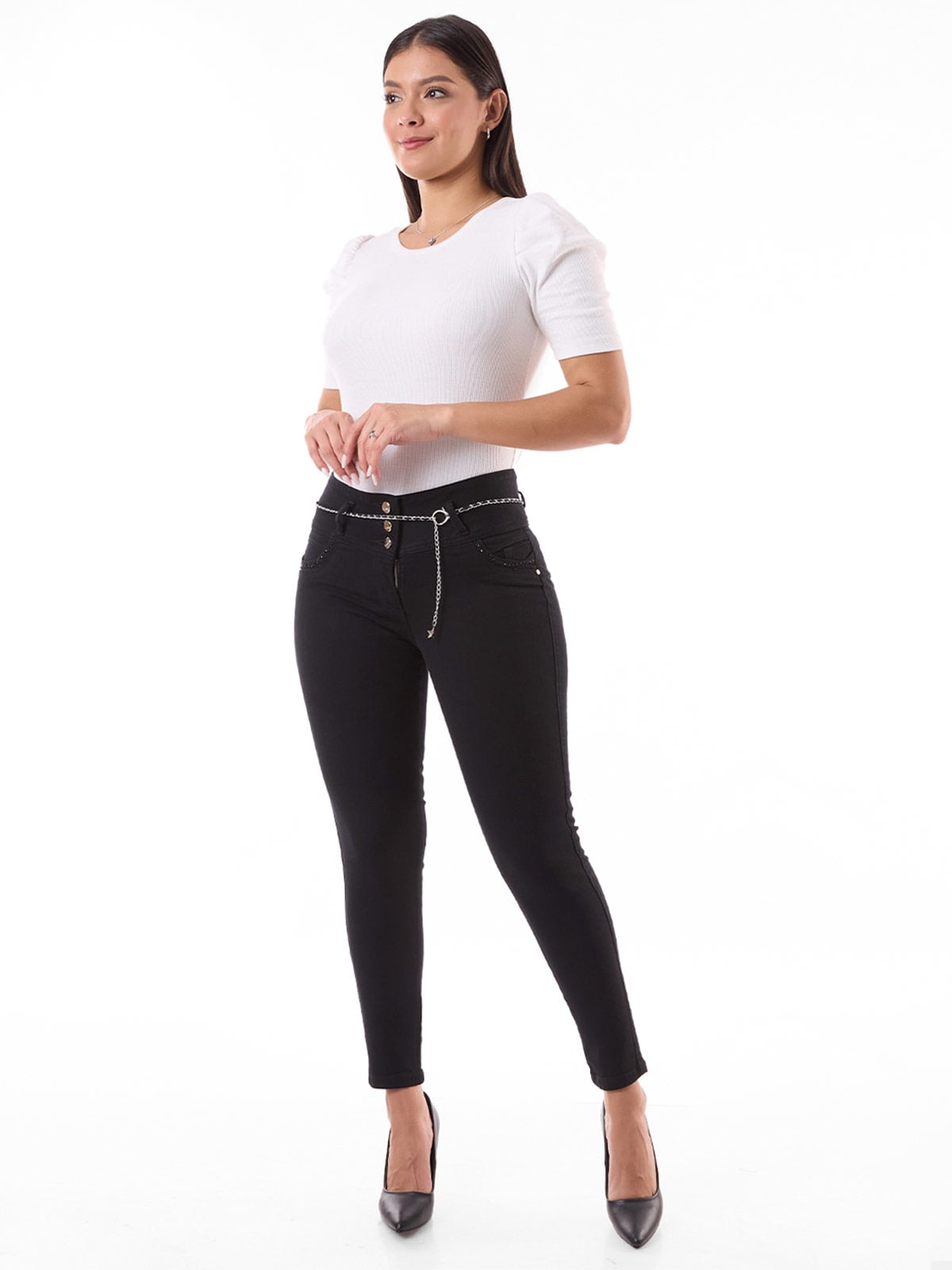 JEANS SKINNY MUJER METAL JEANS KITTY II - 1