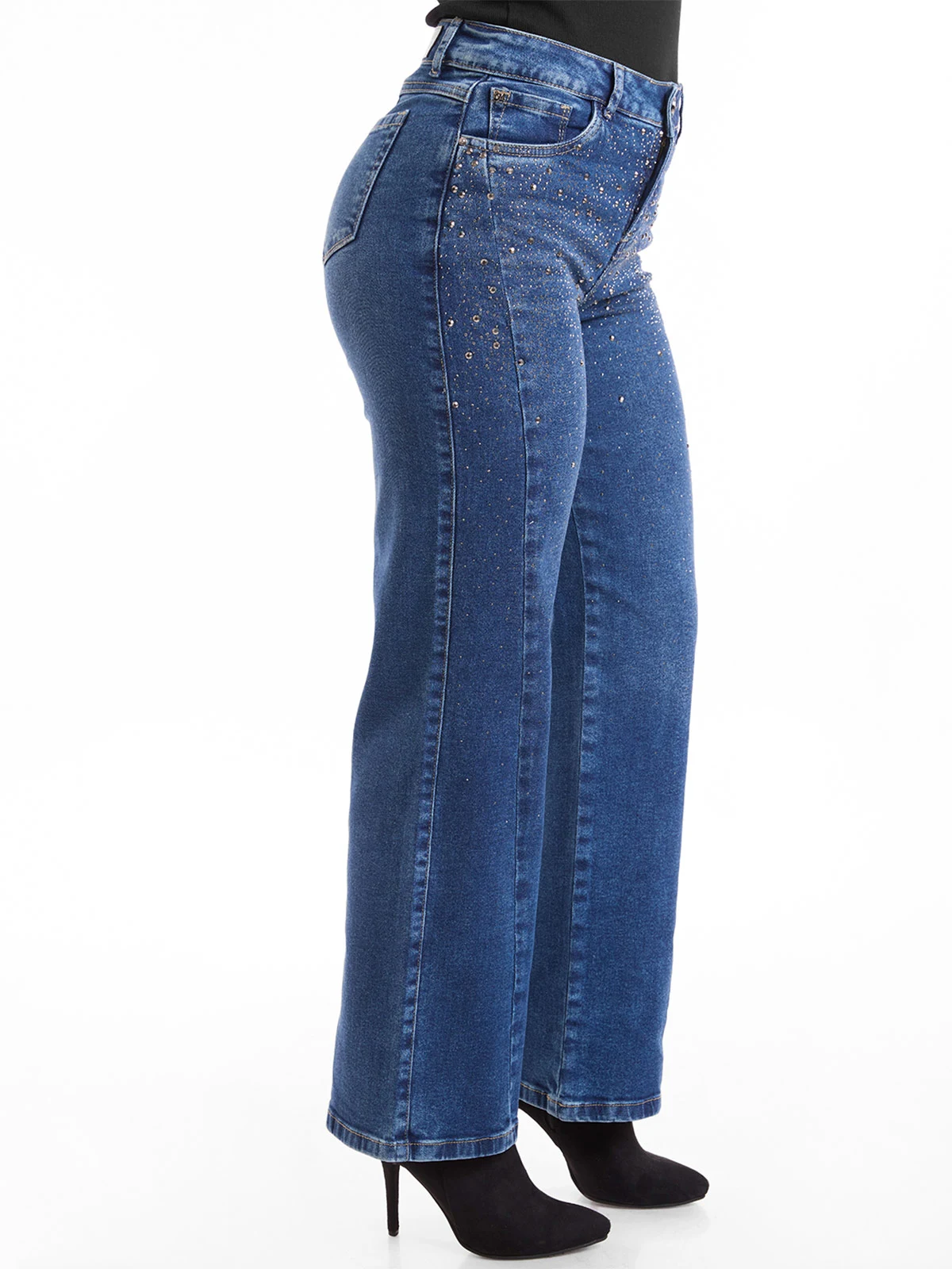 JEANS STRAIGHT MUJER METAL JEANS PAMELA - 4