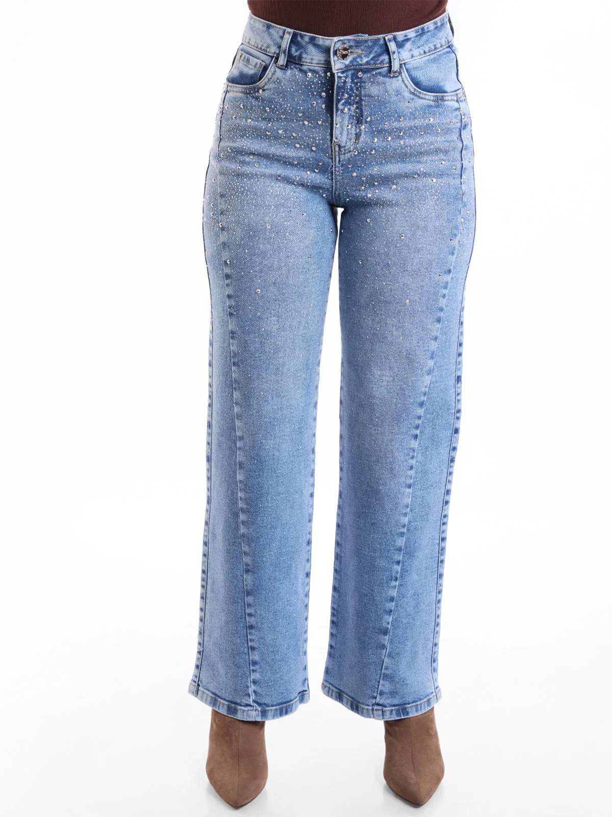 JEANS STRAIGHT MUJER METAL JEANS PAMELA - 2