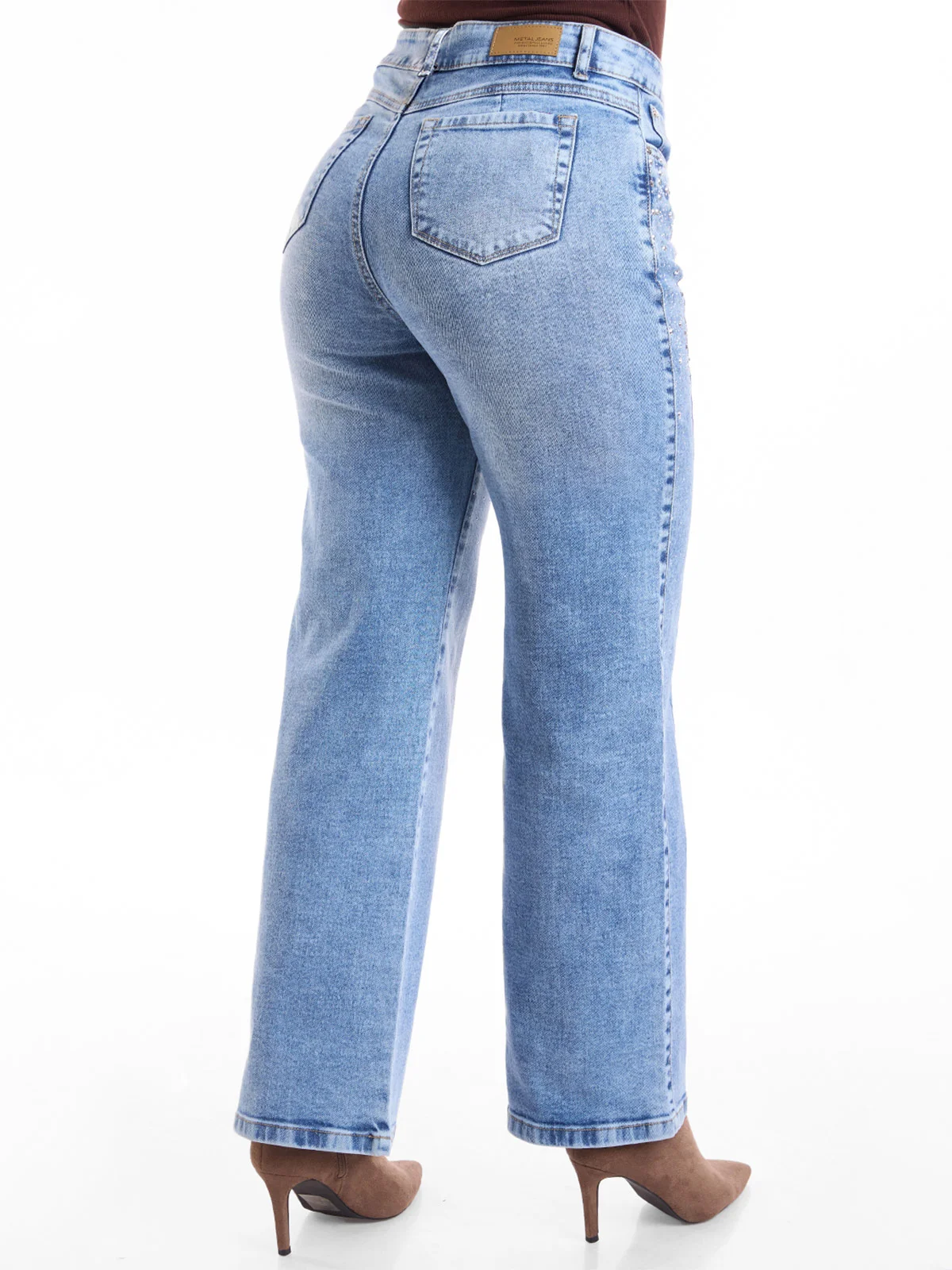 JEANS STRAIGHT MUJER METAL JEANS PAMELA - 5