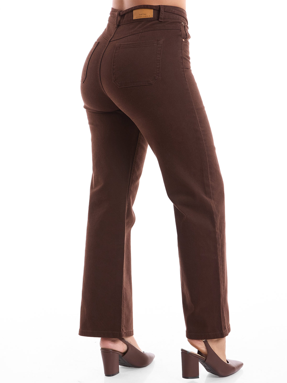 PANTALÓN STRAIGHT MUJER METAL JEANS KALI - 4