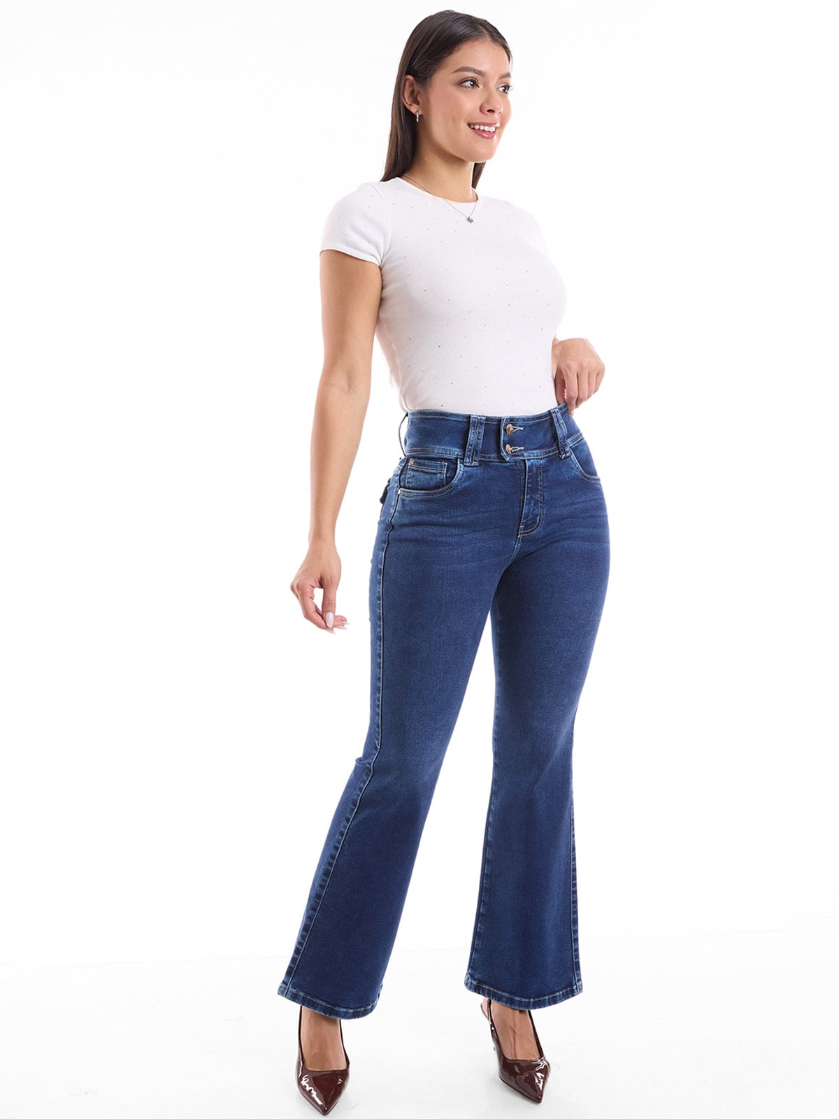 JEANS FLARE MUJER METAL JEANS INDIRA - 1