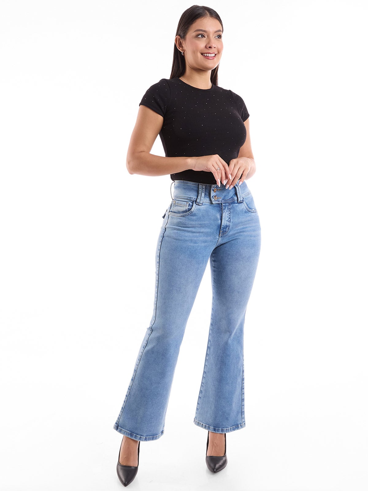 JEANS FLARE MUJER METAL JEANS INDIRA - 1