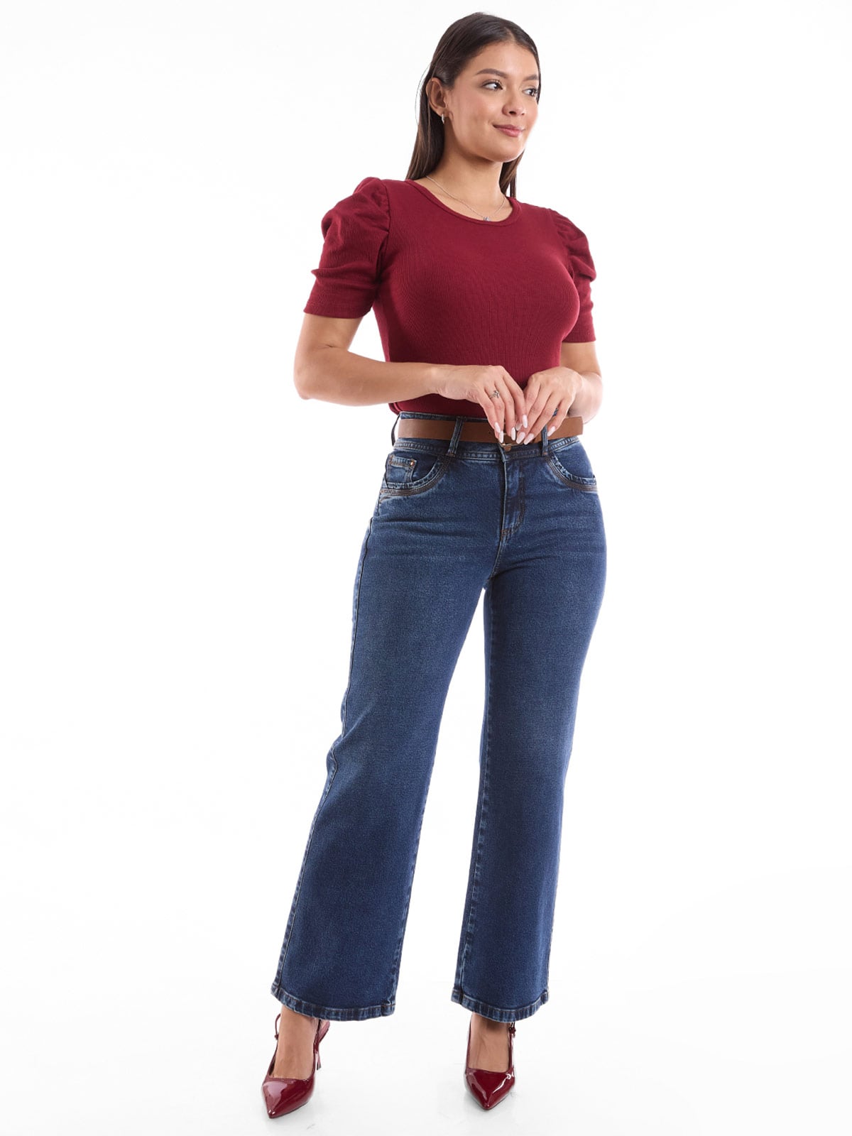 JEANS STRAIGHT MUJER METAL JEANS SHARON - 1