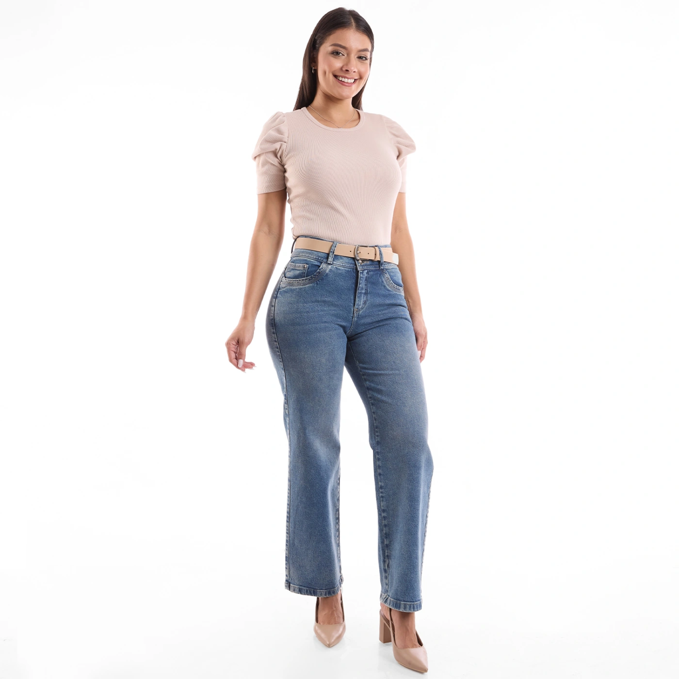 JEANS STRAIGHT MUJER METAL JEANS SHARON - 1