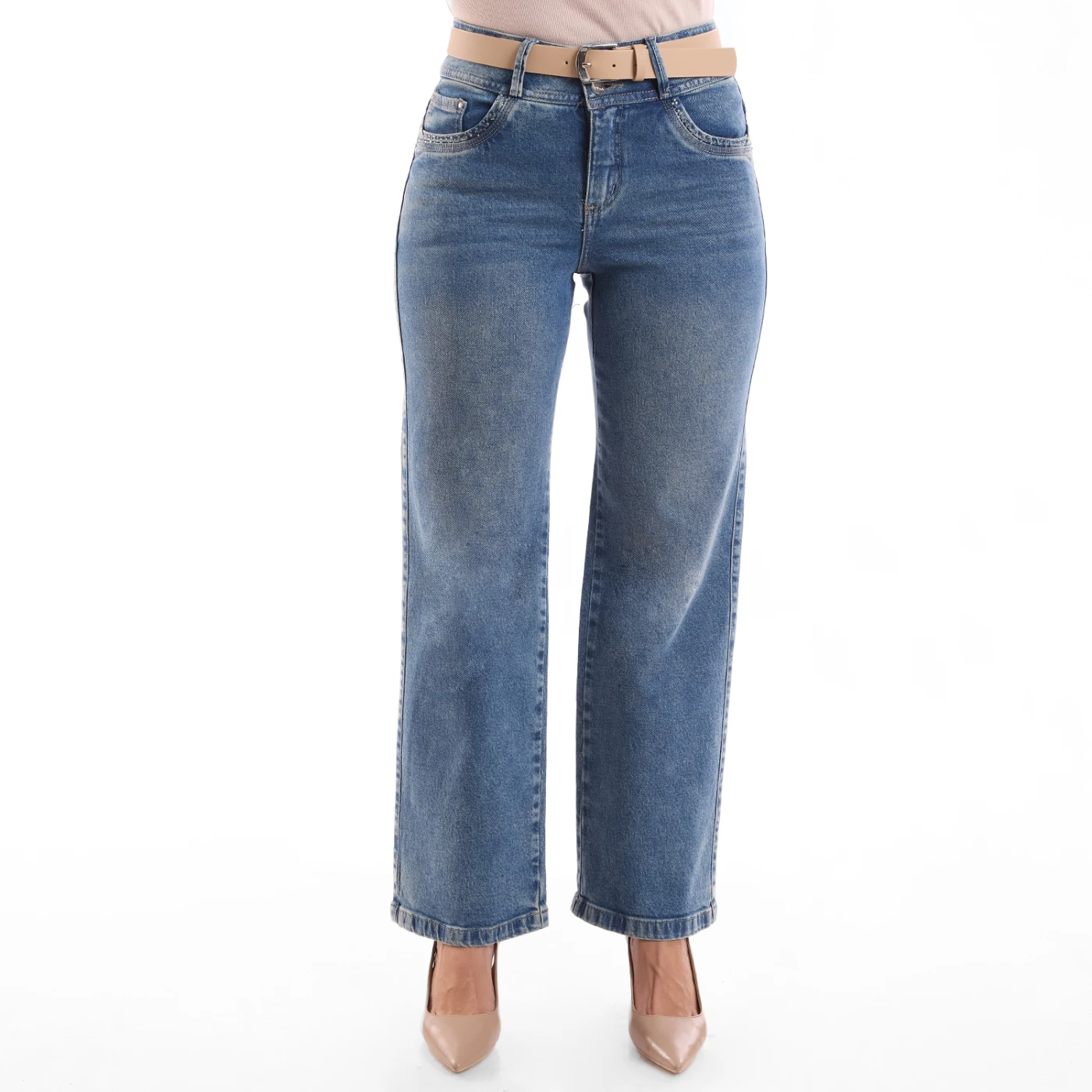 JEANS STRAIGHT MUJER METAL JEANS SHARON - 2