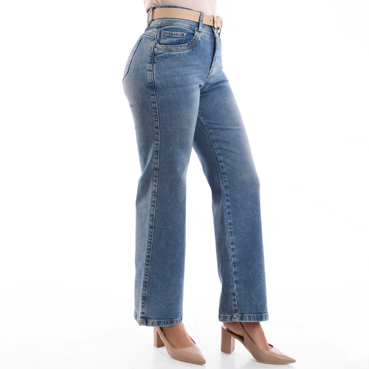 JEANS STRAIGHT MUJER METAL JEANS SHARON - 3