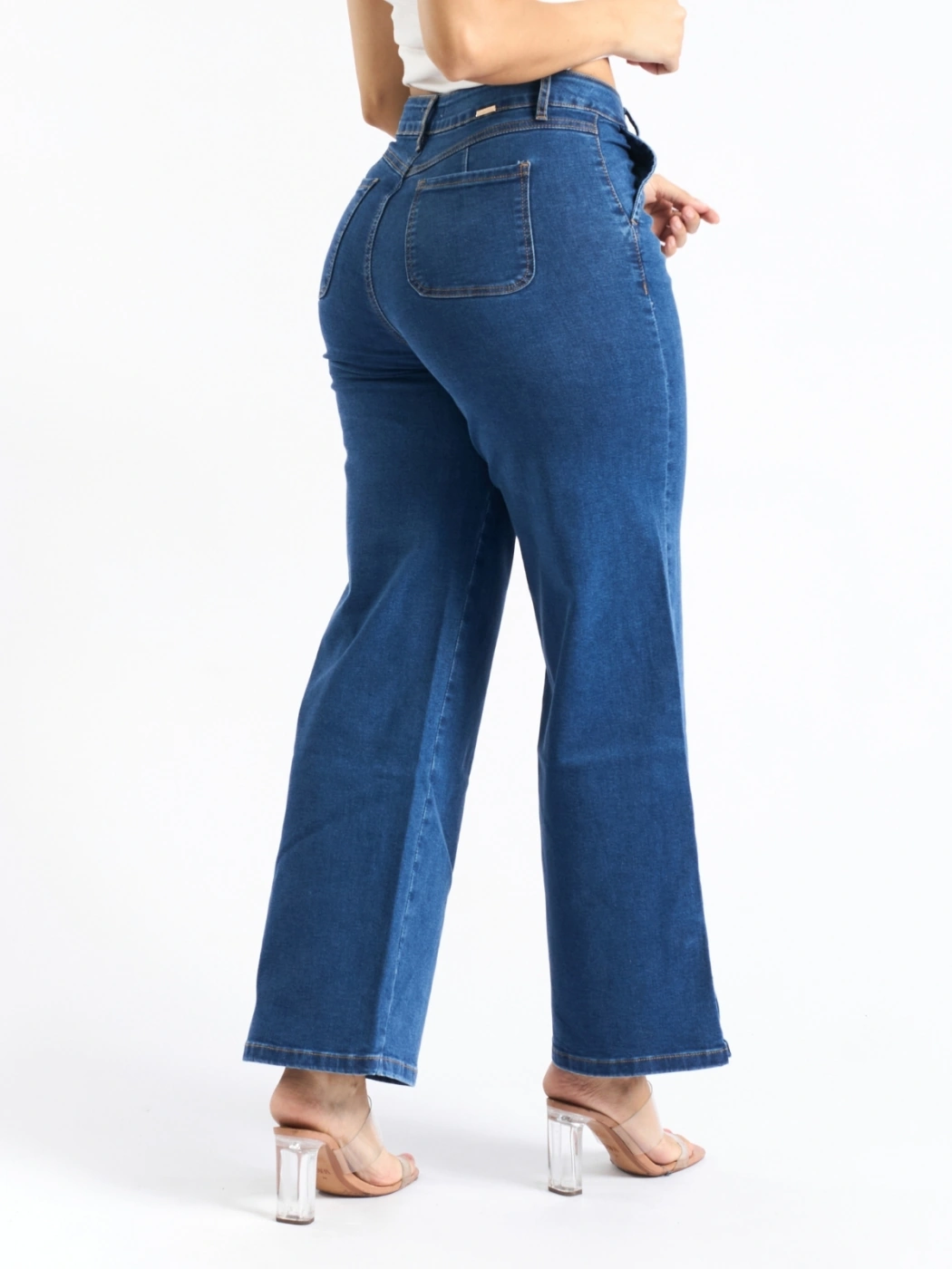 JEANS WIDE LEG MUJER PARADA 111 - 3