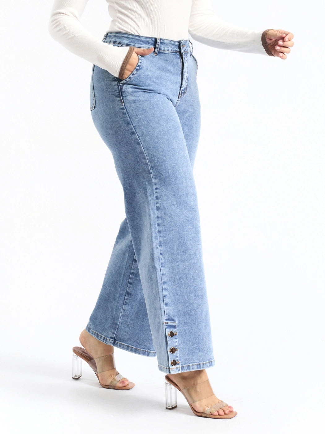JEANS WIDE LEG MUJER PARADA 111 - 3