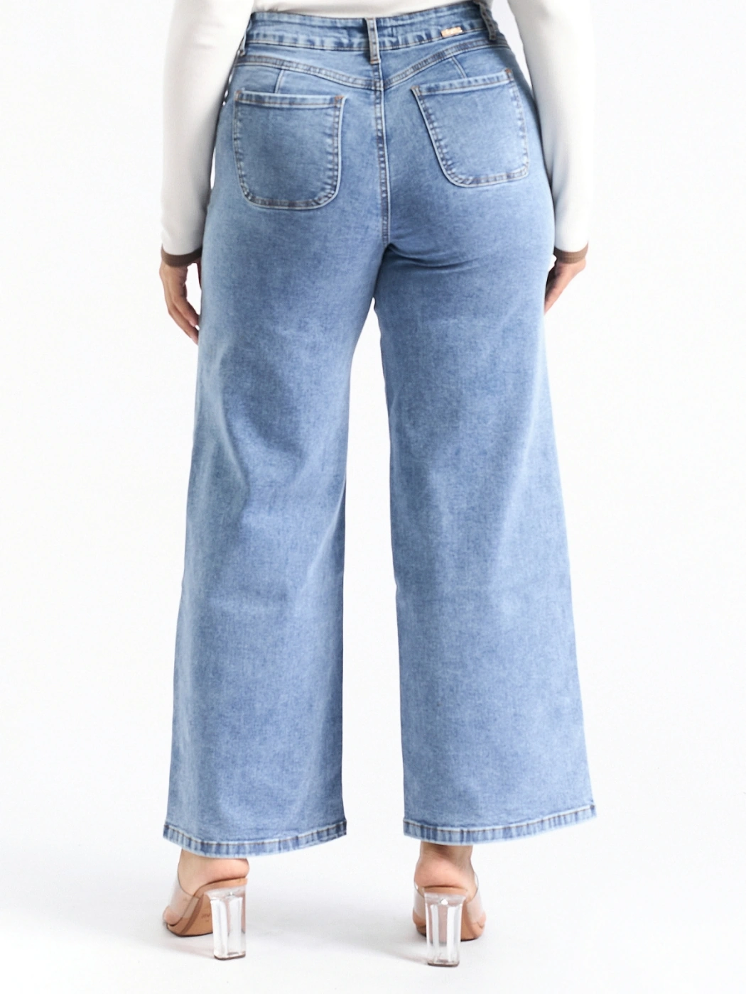 JEANS WIDE LEG MUJER PARADA 111 - 4