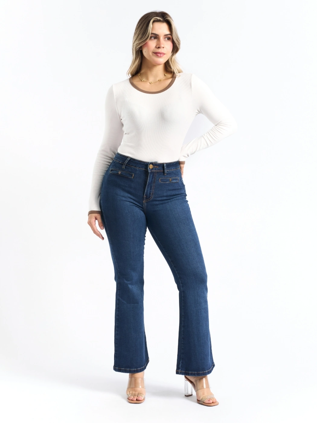 JEANS FLARE MUJER PARADA 111 - 5