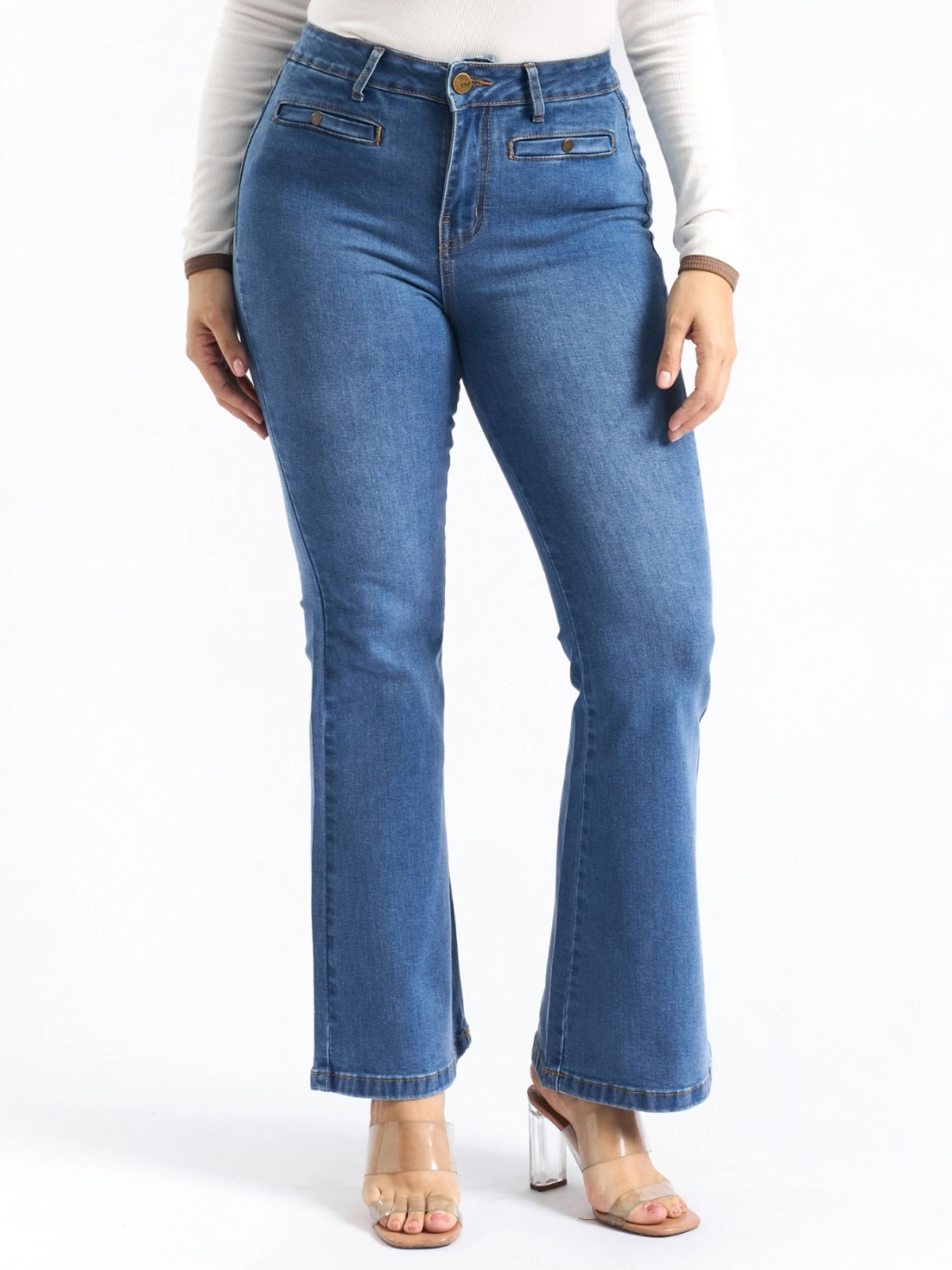 JEANS FLARE MUJER PARADA 111 - 1