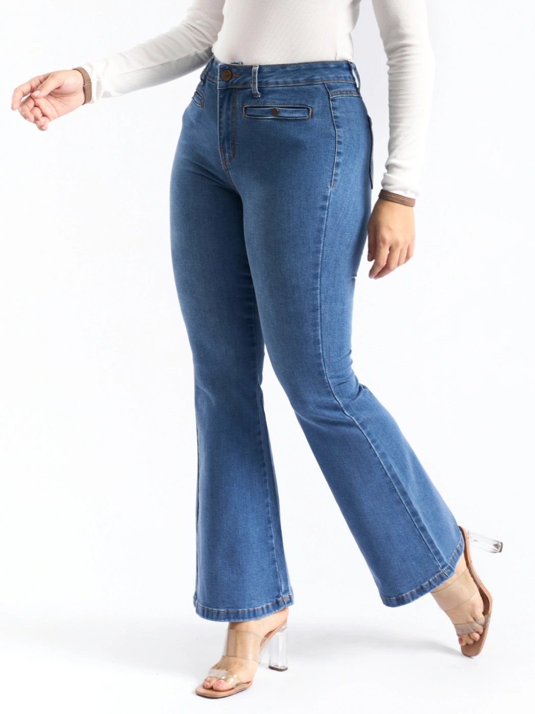 JEANS FLARE MUJER PARADA 111 - 2