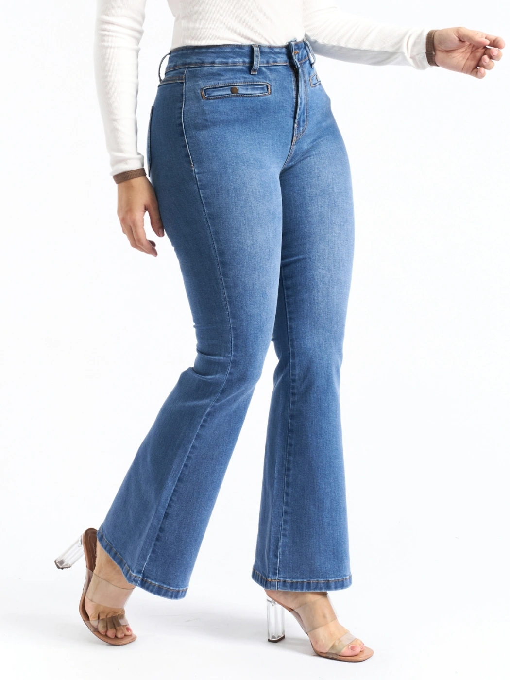 JEANS FLARE MUJER PARADA 111 - 3