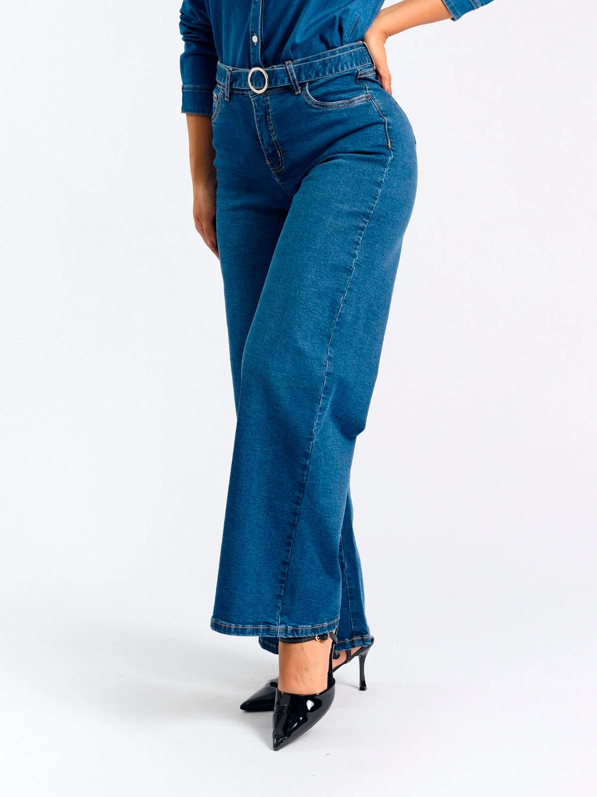 JEANS WIDE LEG MUJER PARADA 111 - 2