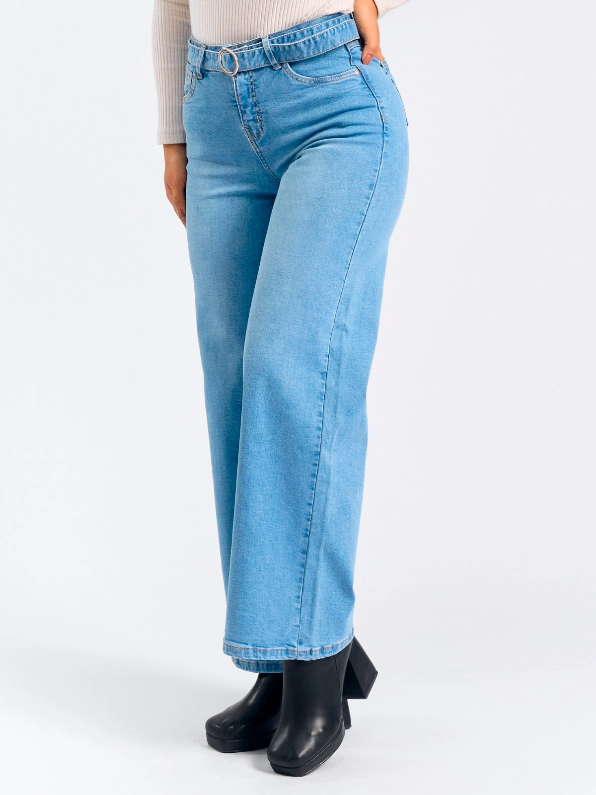 JEANS WIDE LEG MUJER PARADA 111 - 2