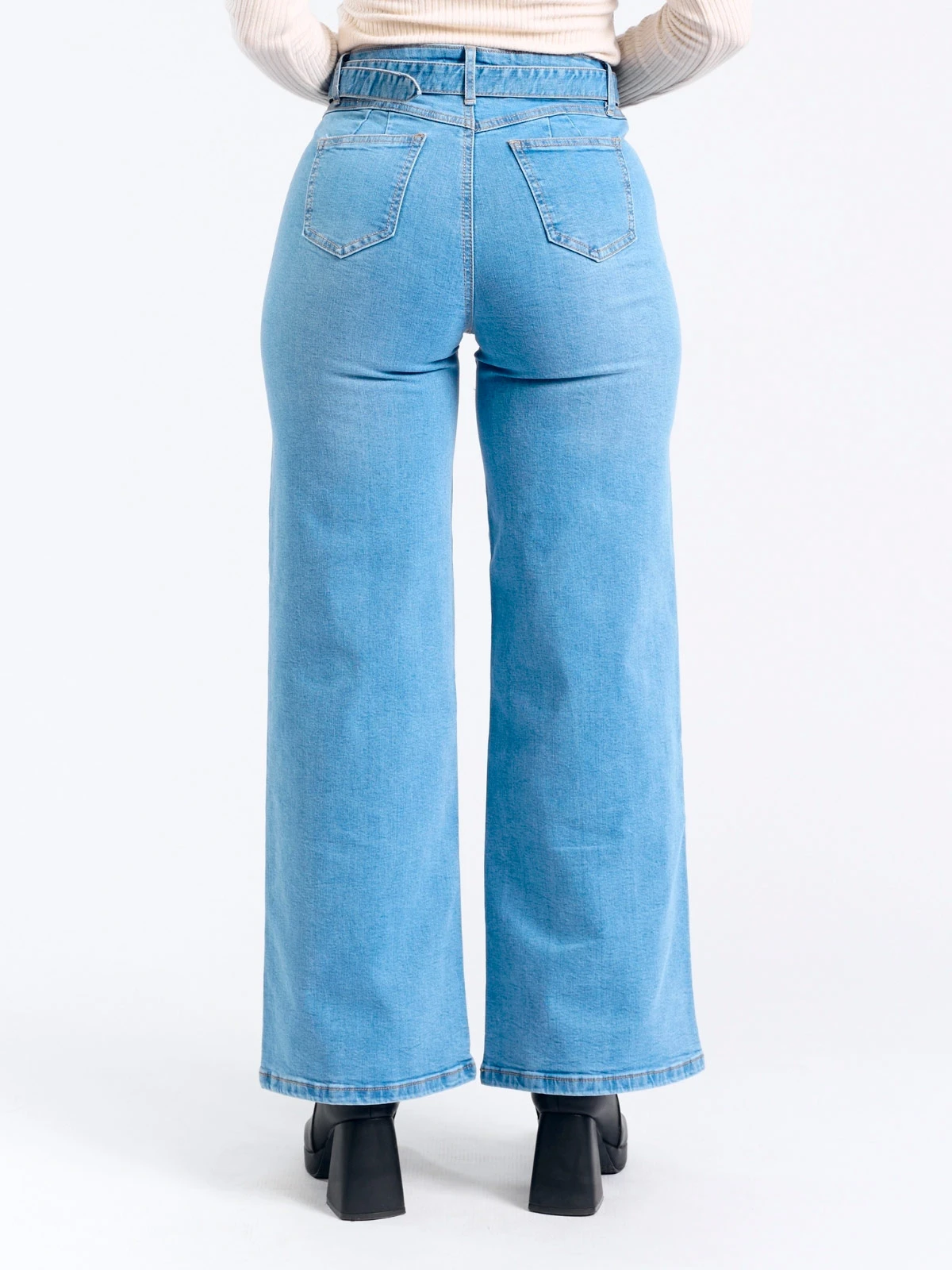 JEANS WIDE LEG MUJER PARADA 111 - 4