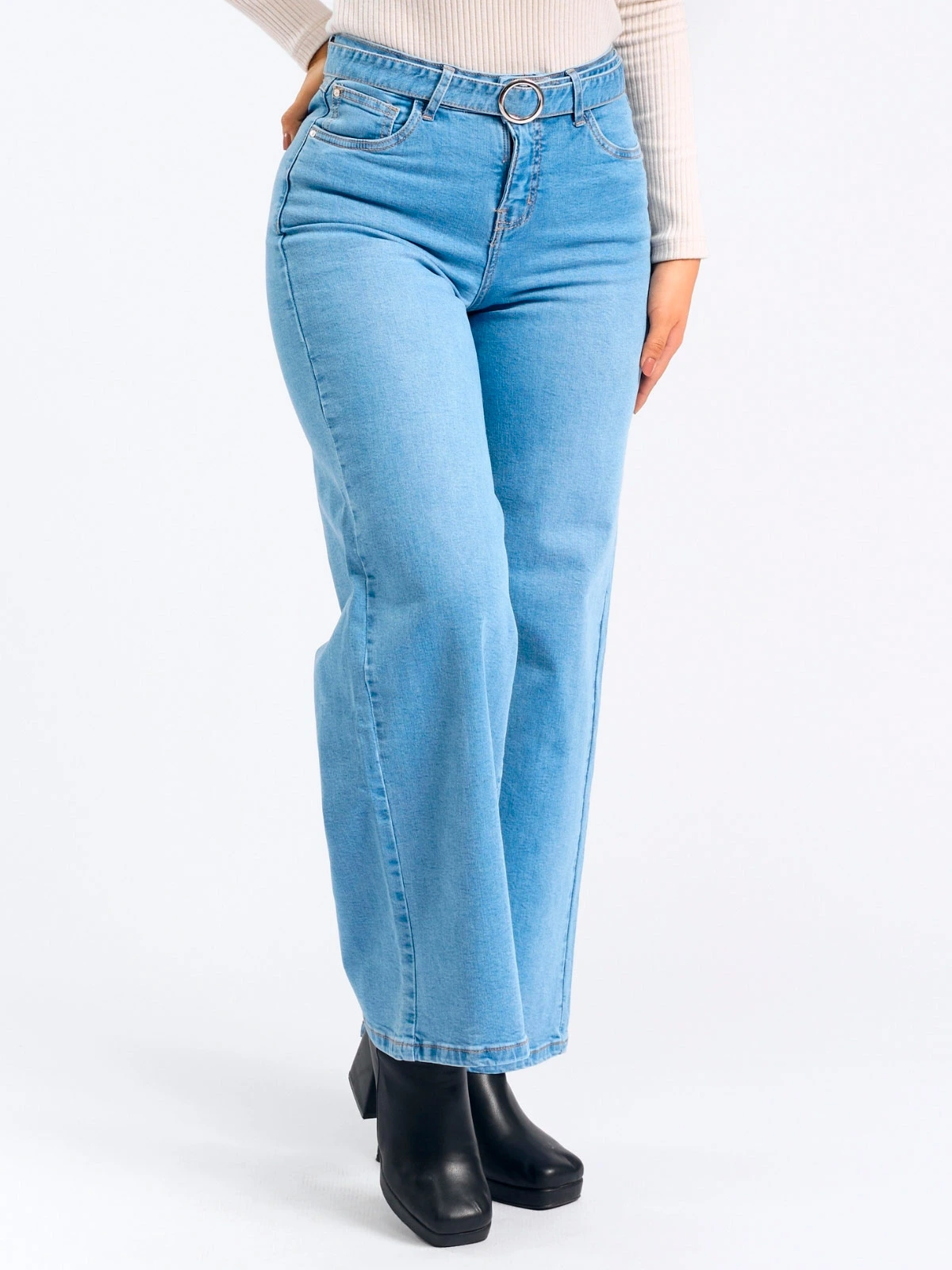 JEANS WIDE LEG MUJER PARADA 111 - 3