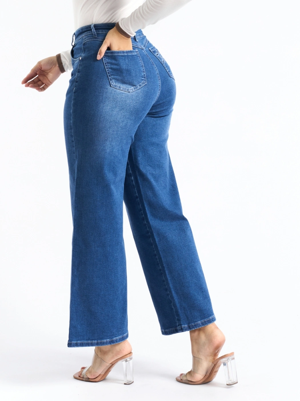 JEANS WIDE LEG MUJER PARADA 111 - 2