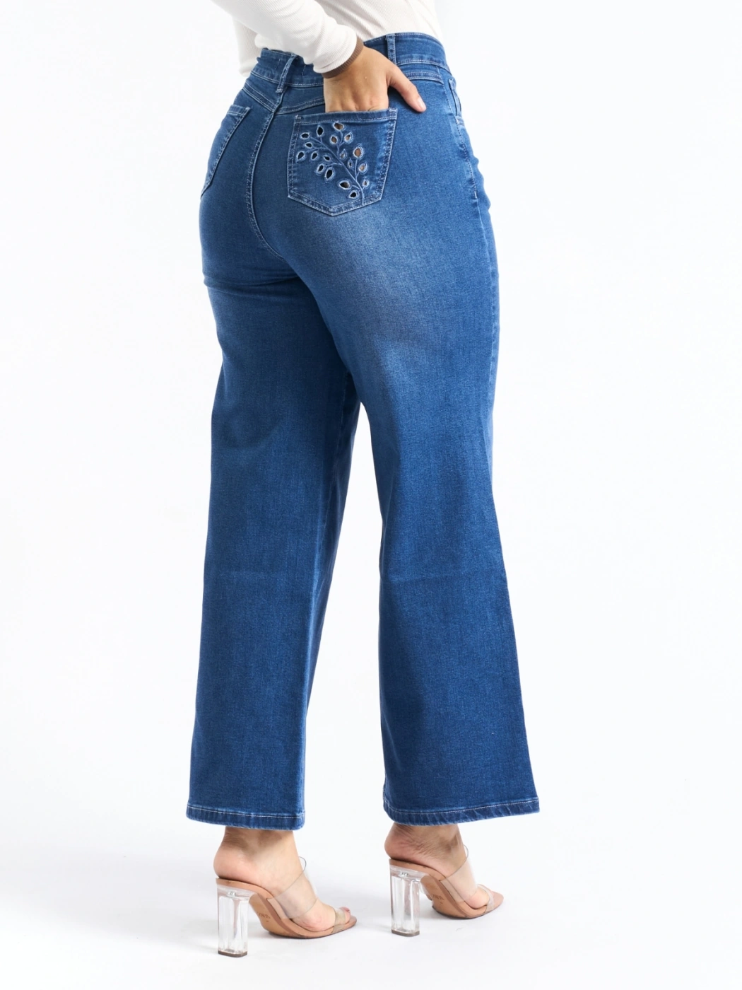 JEANS WIDE LEG MUJER PARADA 111 - 3