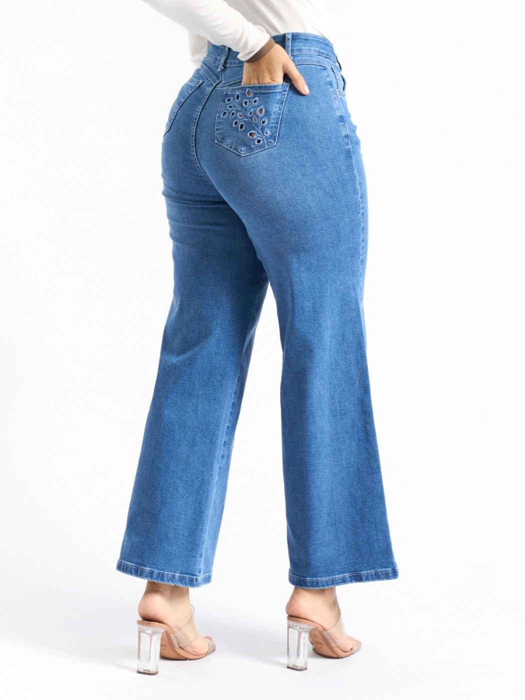 JEANS WIDE LEG MUJER PARADA 111 - 3