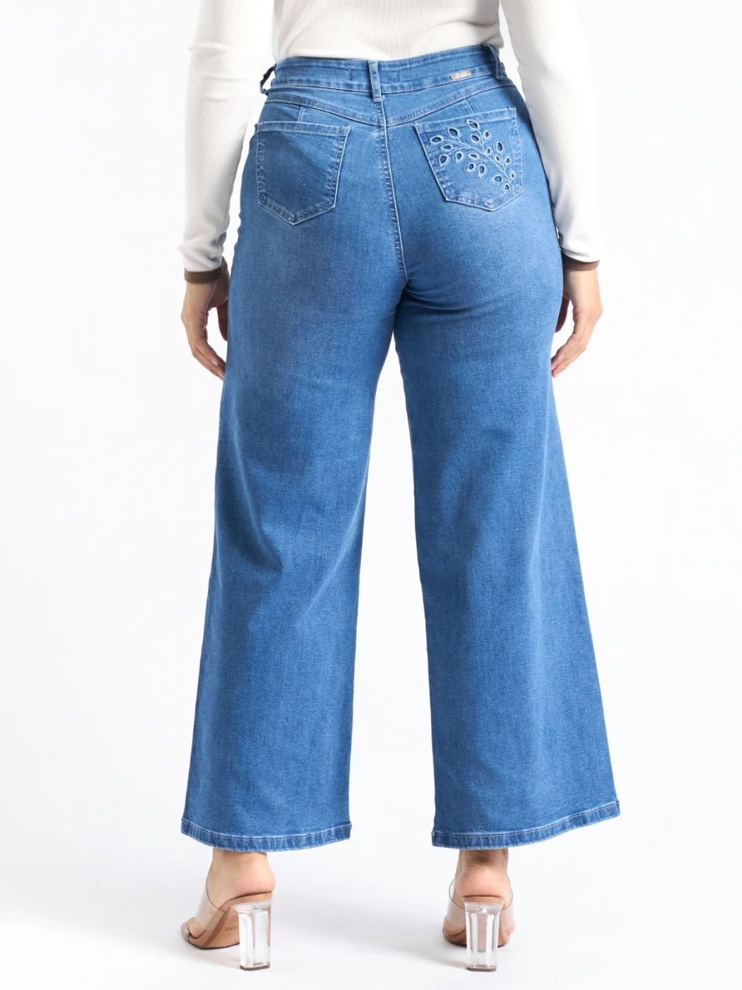 JEANS WIDE LEG MUJER PARADA 111 - 4