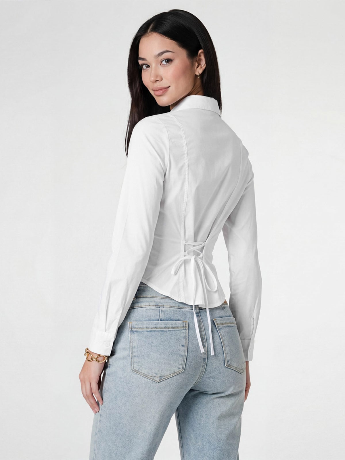 BLUSA MANGA LARGA MUJER SQUEEZE YVANY - 3