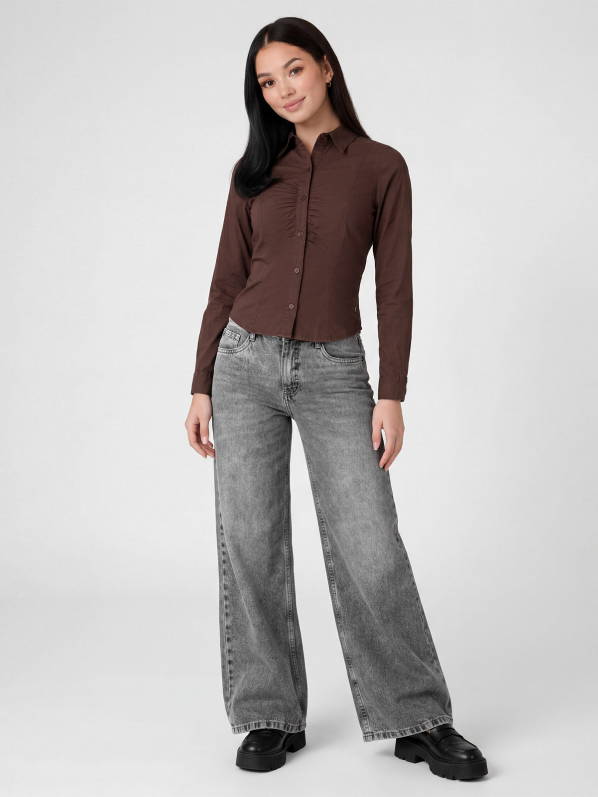 BLUSA MANGA LARGA MUJER SQUEEZE YVANY - 1