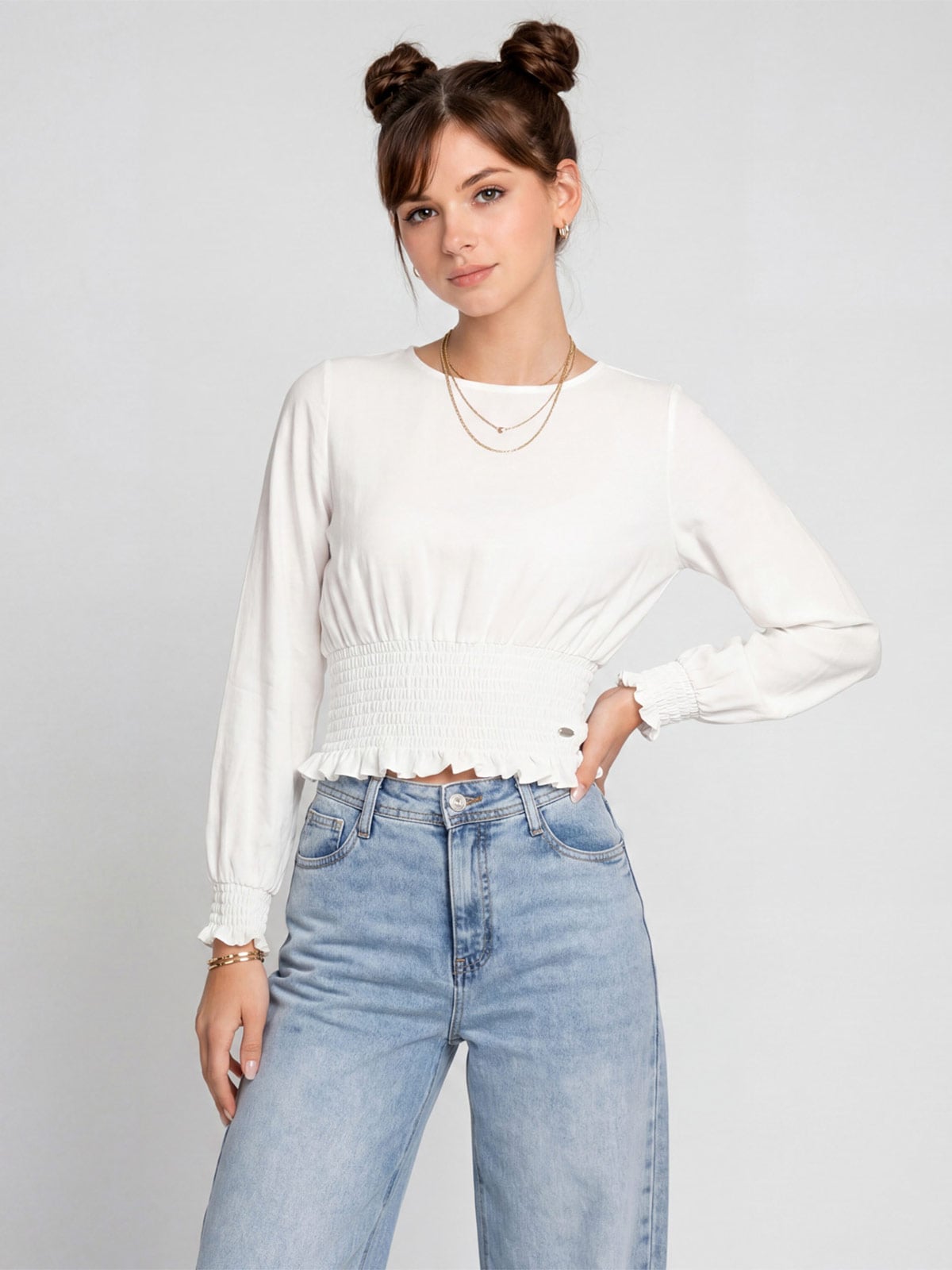 BLUSA MANGA LARGA MUJER SQUEEZE KEYLIS - 2