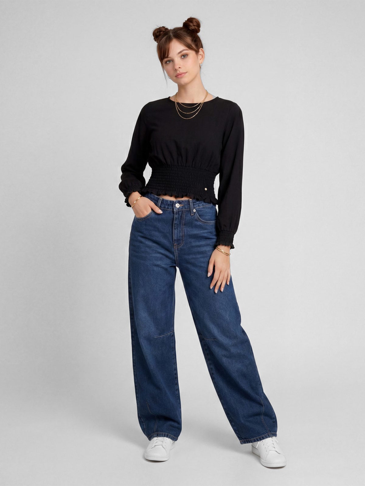 BLUSA MANGA LARGA MUJER SQUEEZE KEYLIS - 1