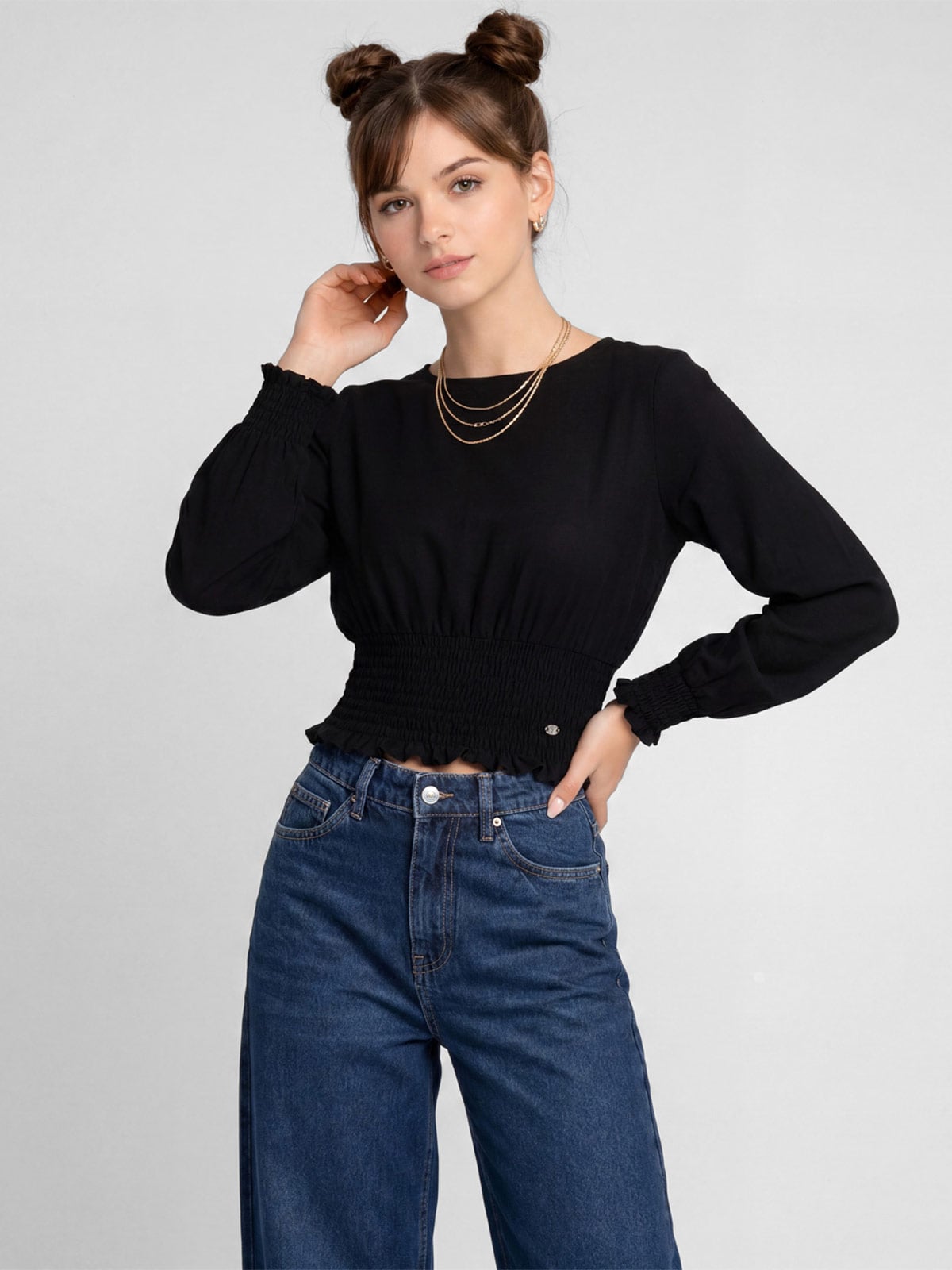 BLUSA MANGA LARGA MUJER SQUEEZE KEYLIS - 2