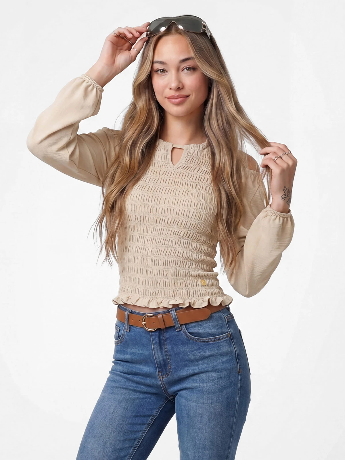 BLUSA MANGA LARGA MUJER SQUEEZE AGEMA - 2