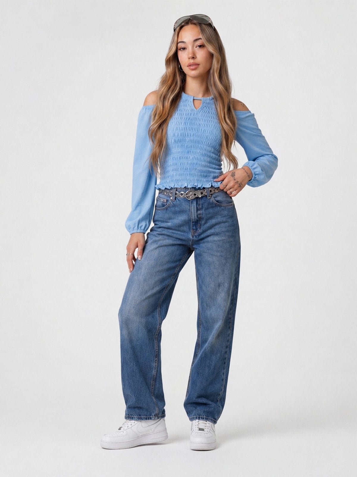 BLUSA MANGA LARGA MUJER SQUEEZE AGEMA - 1