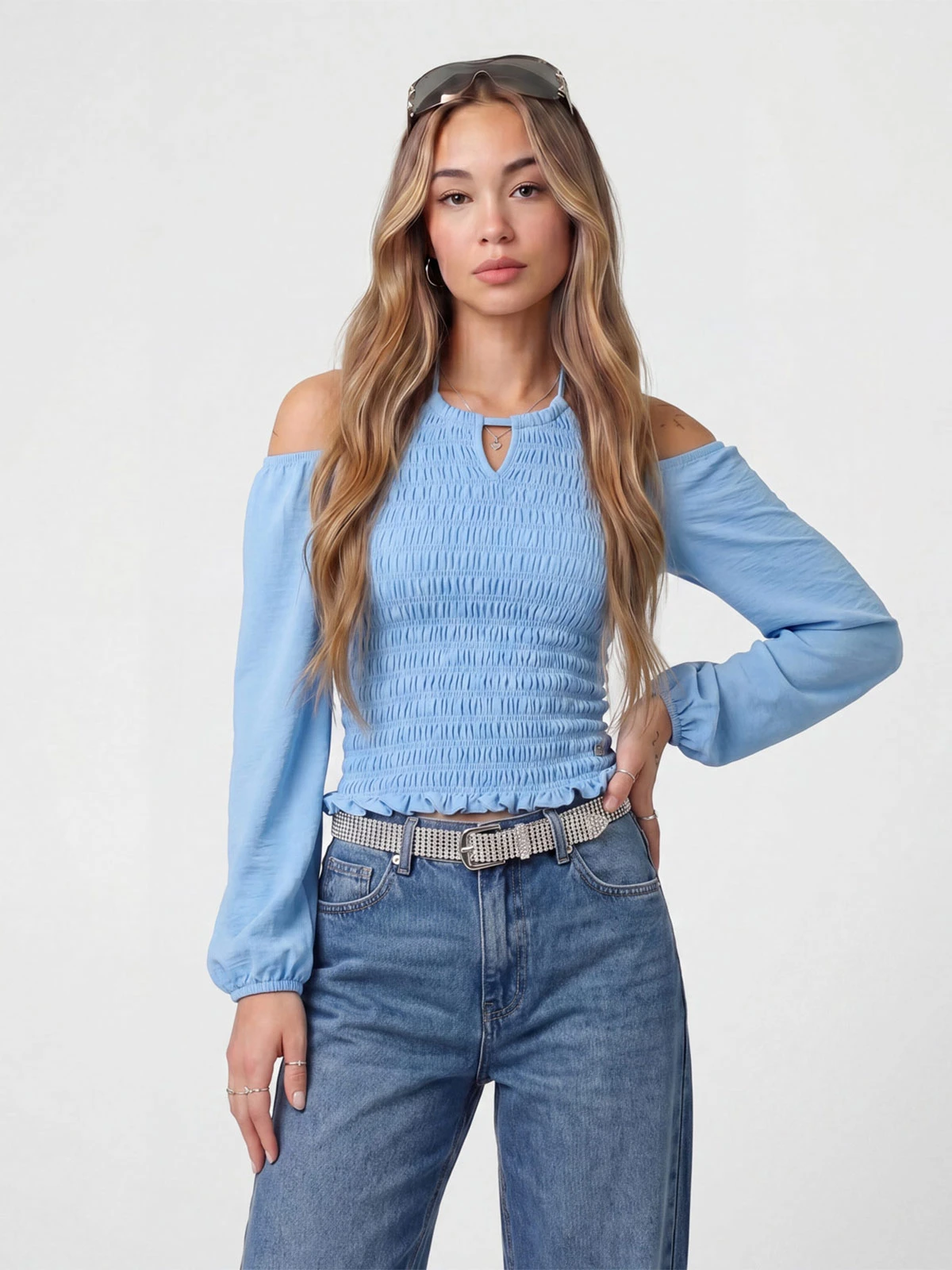 BLUSA MANGA LARGA MUJER SQUEEZE AGEMA - 2